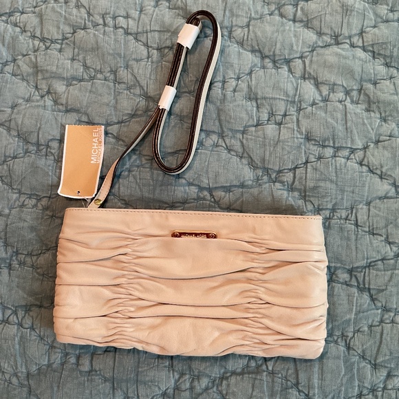 Michael Kors Webster Wallet Clutch vanilla - Picture 1 of 5